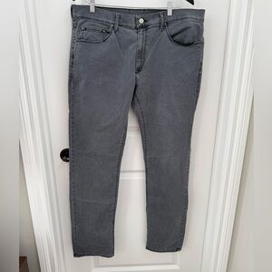 Men's Gray Straight Jeans